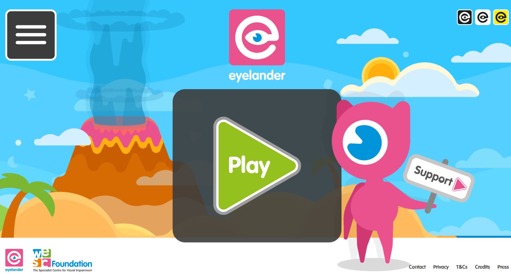 Eyelander online video game for kids