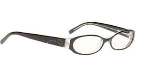 Cosmopolitan Dazzle Eyeglasses in Onyx