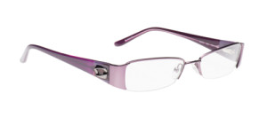 Purple women's glasses from Guess
