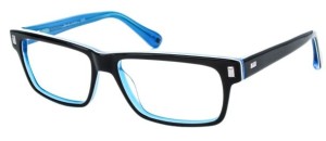 Blue and Black Eyeglasses for Men from Randy Jackson