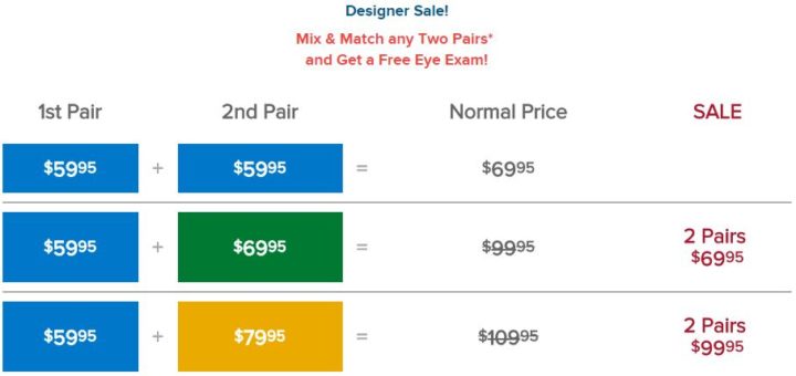Mix and Match pricing for Labor Day savings year round